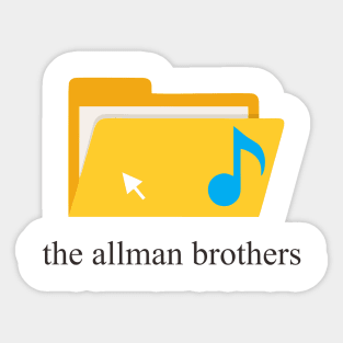 the allman brothers Sticker